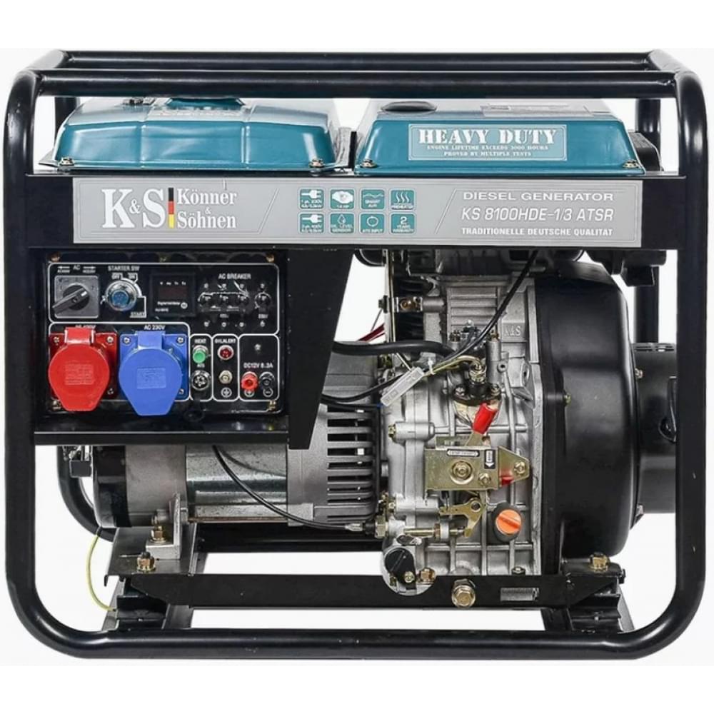 Дизельний генератор Könner&Söhnen KS 8100HDE-1/3 ATSR