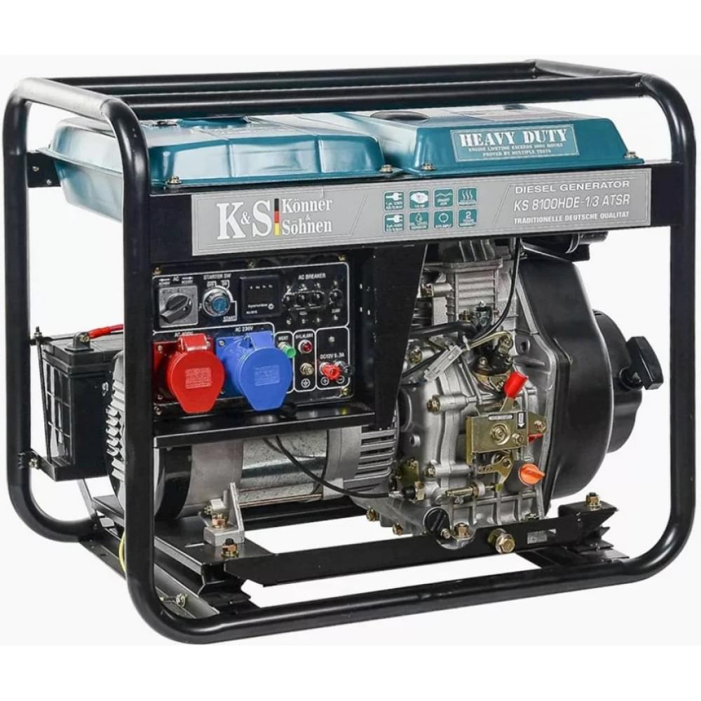 Дизельний генератор Könner&Söhnen KS 8100HDE-1/3 ATSR