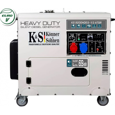 Дизельный генератор Könner&amp;Söhnen KS 9200HDES-1/3 ATSR (7,5 кВт)
