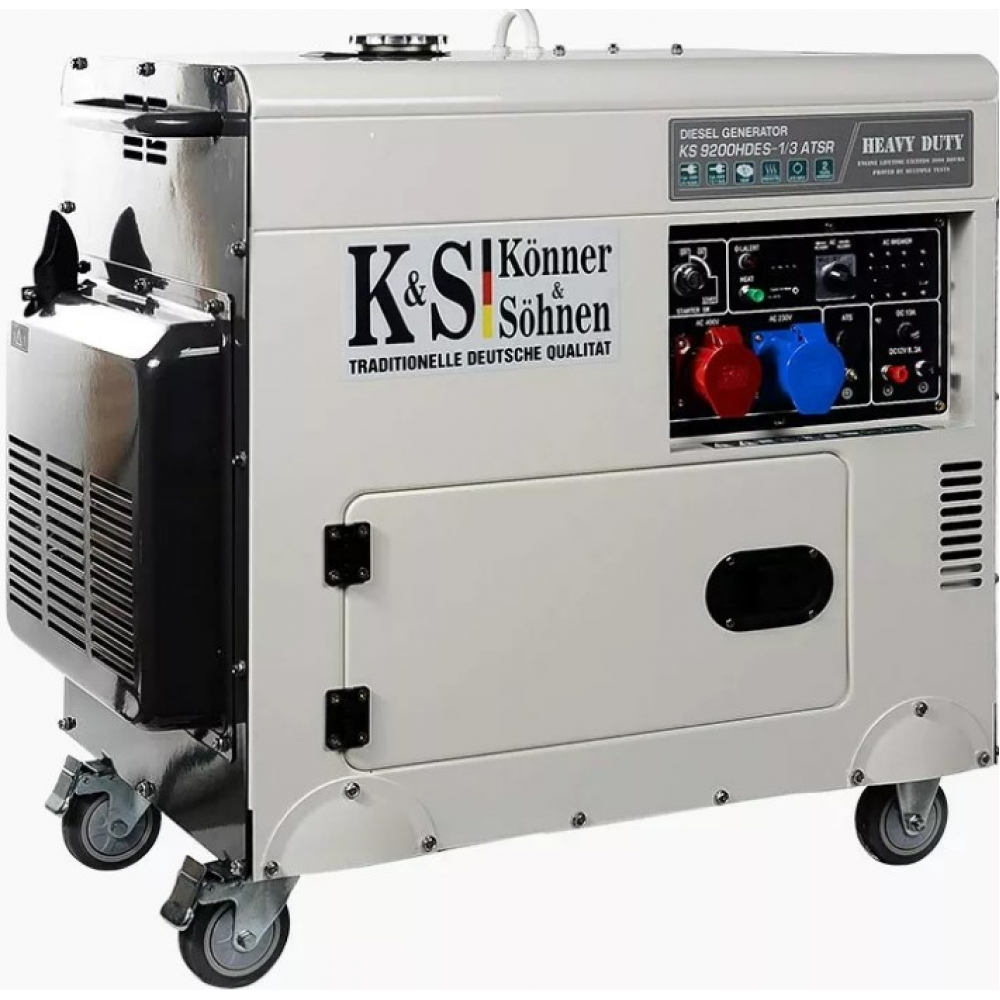 Дизельный генератор Könner&Söhnen KS 9200HDES-1/3 ATSR (7,5 кВт)