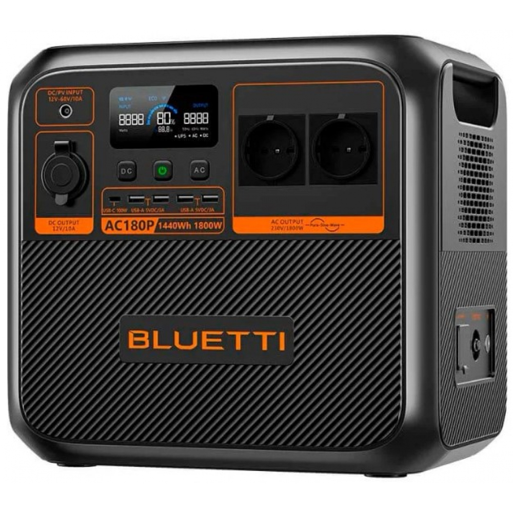 Портативна зарядна станція Bluetti AC180P 1800W 1440Wh