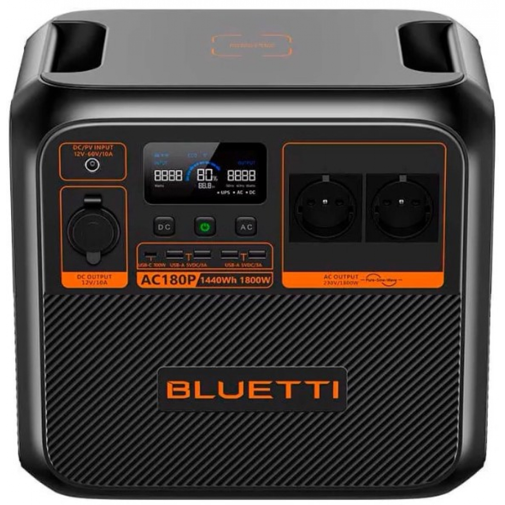 Портативна зарядна станція Bluetti AC180P 1800W 1440Wh