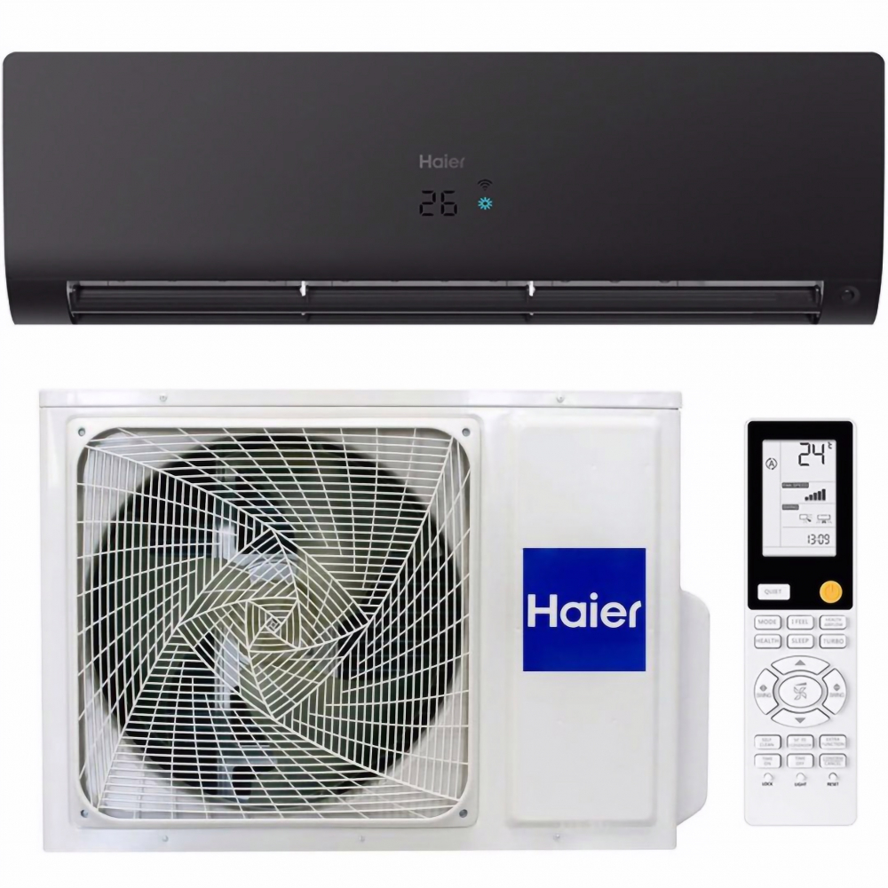 Кондиционер настенный Haier AS71S2SF1FA-BH1/1U71S2SR2FA Flexis Black Inverter