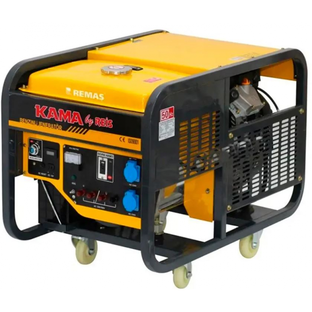 Бензиновый генератор Kama KGL12000FE (9,5 кВт)