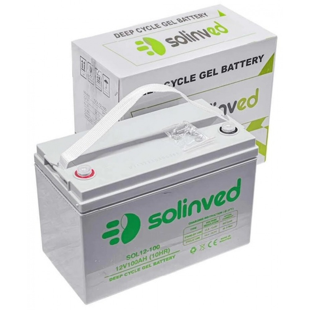 Аккумулятор Solinved 100-12 GEL (12V 100 Аh)