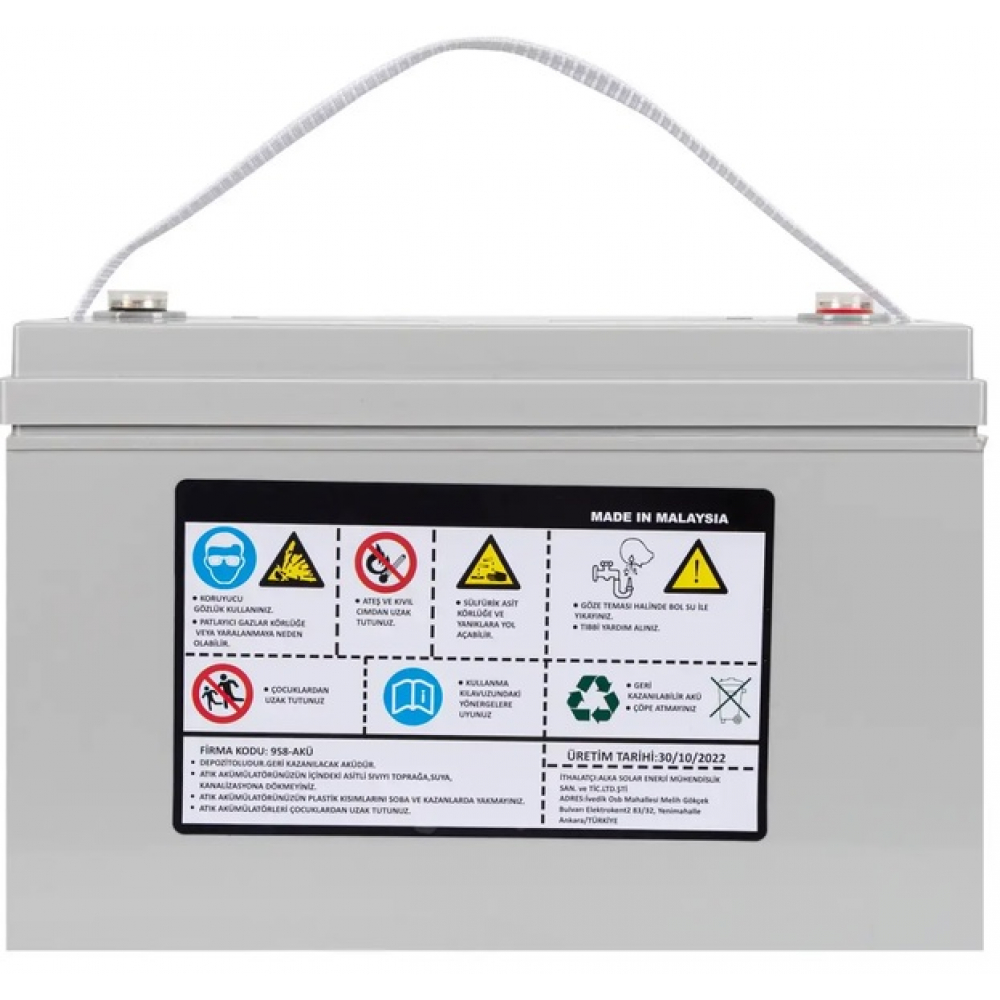 Аккумулятор Solinved 100-12 GEL (12V 100 Аh)