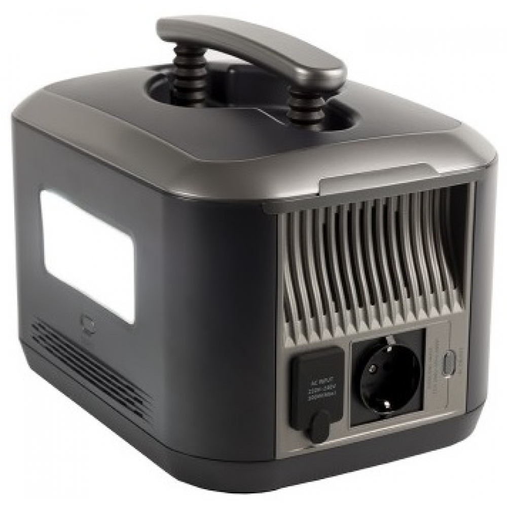 Портативная зарядная станция Altek AL 600 PowerEdge 600W 537,6Wh + солнечная панель ALT-120 милитари