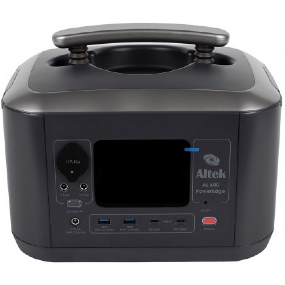 Портативная зарядная станция Altek AL 600 PowerEdge 600W 537,6Wh + солнечная панель ALT-120 милитари