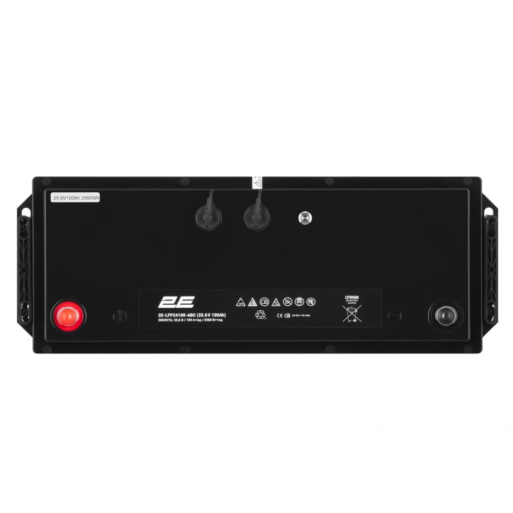 Аккумулятор литий-железо-фосфатный(LiFePo4) 2E LFP24 24V 100 Ah ABC 8S (2E-LFP24100-ABC)