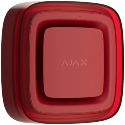 Бездротовий адресний пожежний оповіщувач світлозвуковий Ajax EN54 FireProtect (Sounder/VAD) Jeweller Red (118601.279.RD1) (000057174)