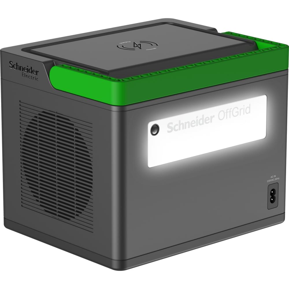 Портативна зарядна станція Schneider Electric PPS500-GR 500W 517Wh OffGrid Portable Power Station Wireless Charge