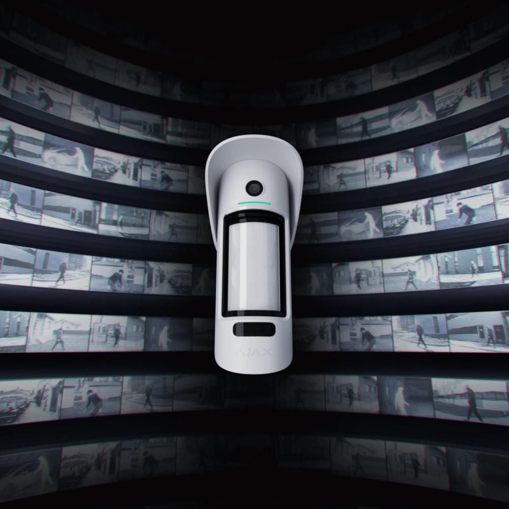 Датчик движения Ajax MotionCam Outdoor PhOD Jeweller White