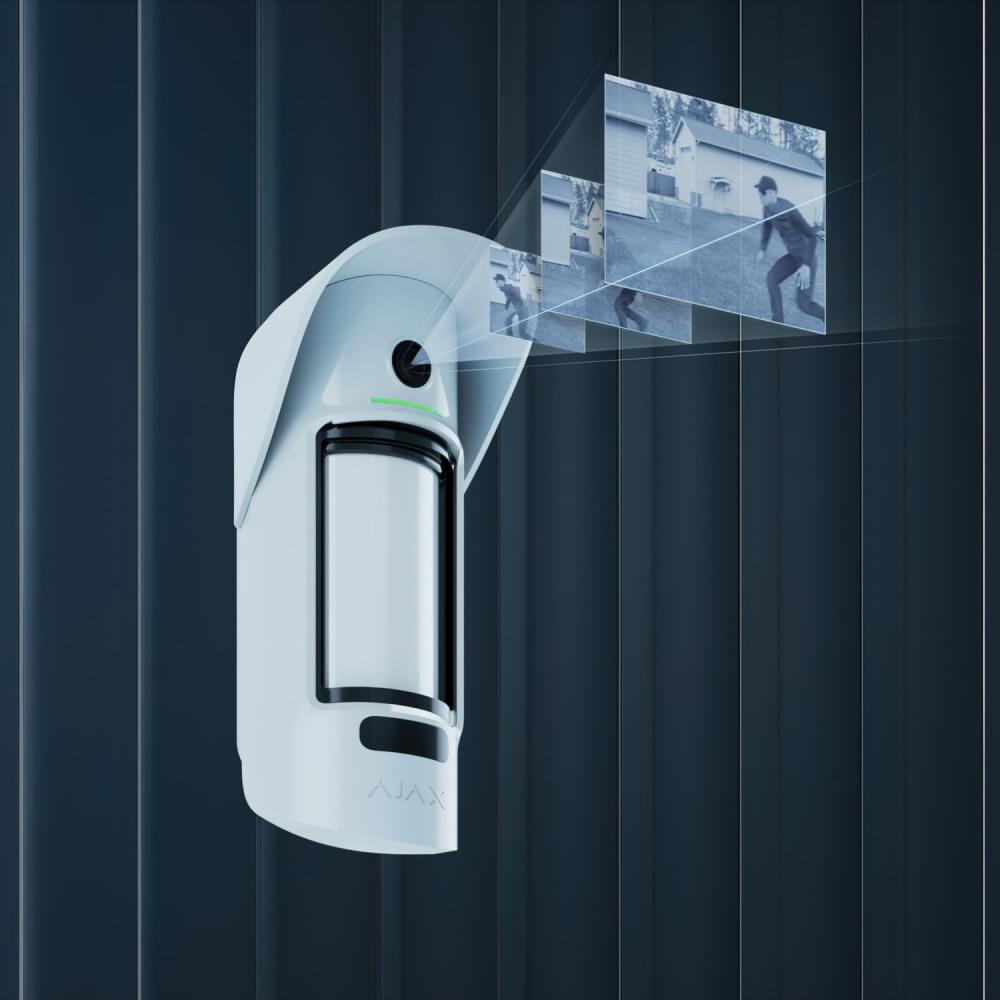 Датчик движения Ajax MotionCam Outdoor PhOD Jeweller White