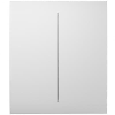 Панель выключателя света Ajax CenterButton 2-gang for LightSwitch Jeweler White (000029795)