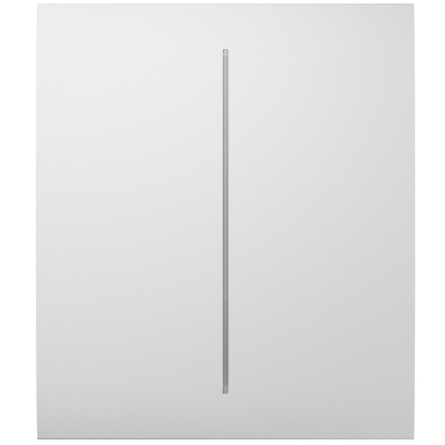 Панель выключателя света Ajax CenterButton 2-gang for LightSwitch Jeweler White (000029795)