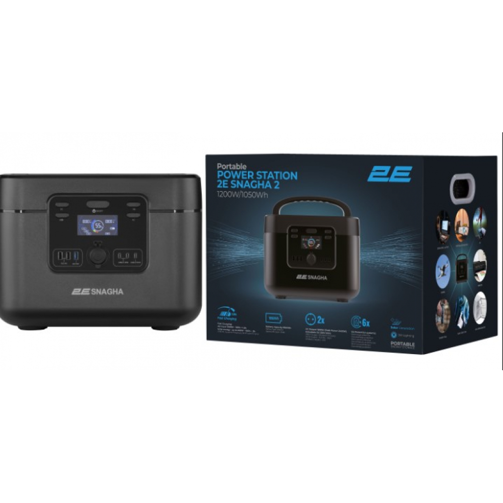 Портативная зарядная станция 2Е Snagha 2400W 1050Wh(2E-PPS1210-2)
