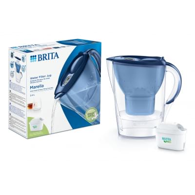 Фільтр-глечик Brita Marella Memo MXPro 2.4л (1.4л очищеної води) синій