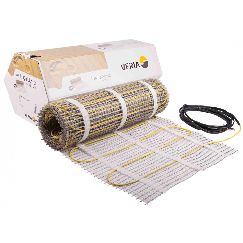 Мат під плитку Veria Quickmat 150 1.0 кв.м 0.5х2 м, 150W (189B0158)