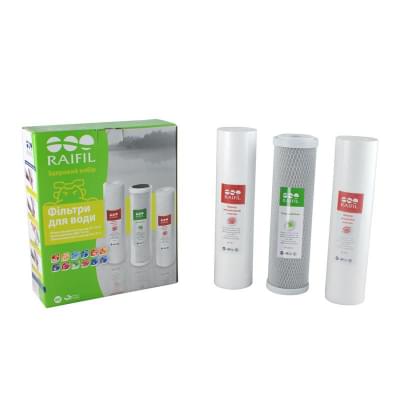 Комплект картриджів Raifil 1-2-3 GREEN (RAIFILOSMOSGREEN)