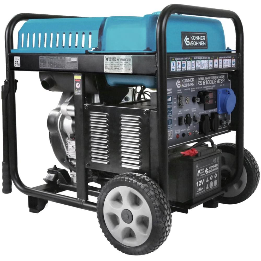 Дизельний генератор Konner&Sohnen KS 6100iDE ATSR 5,5 кВт