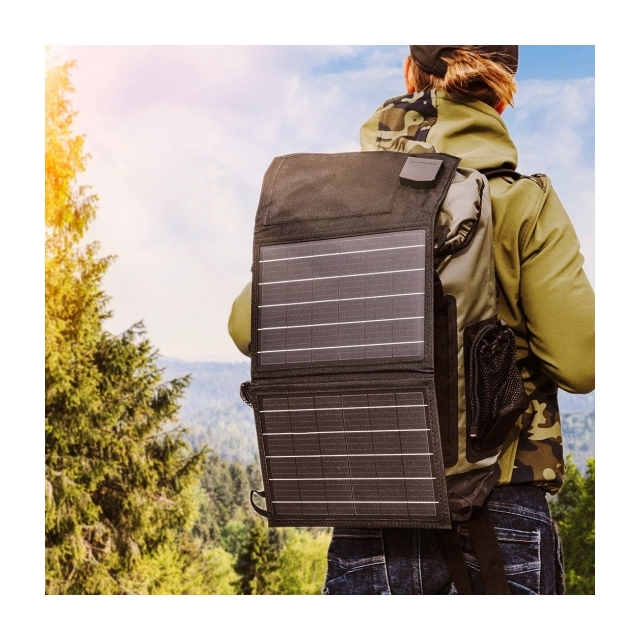 Сонячна панель портативна Neo Tools 15W (90-140) портативна