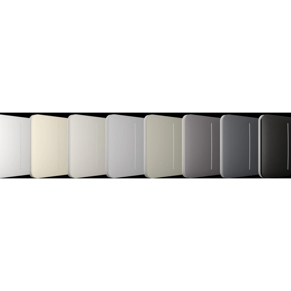 Панель вимикача бічна  Ajax SideButton 2-gang for LightSwitch Jeweler Black