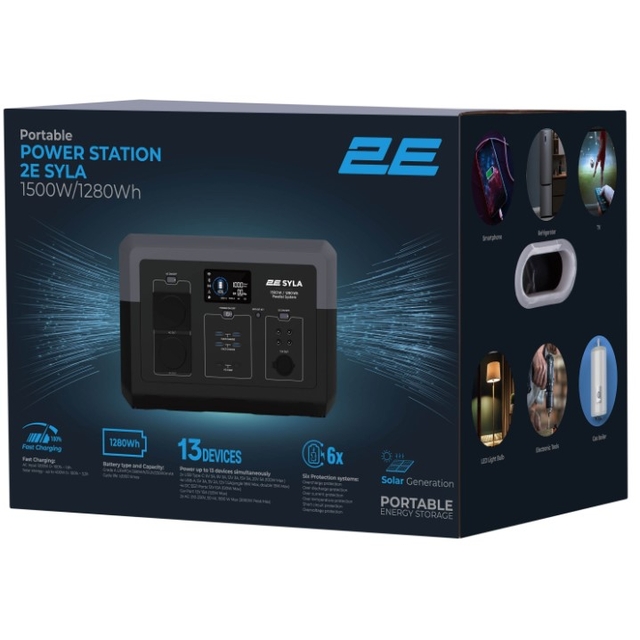 Портативна зарядна станція 2Е Syla 1500W 1280Wh(2E-PPS1512)
