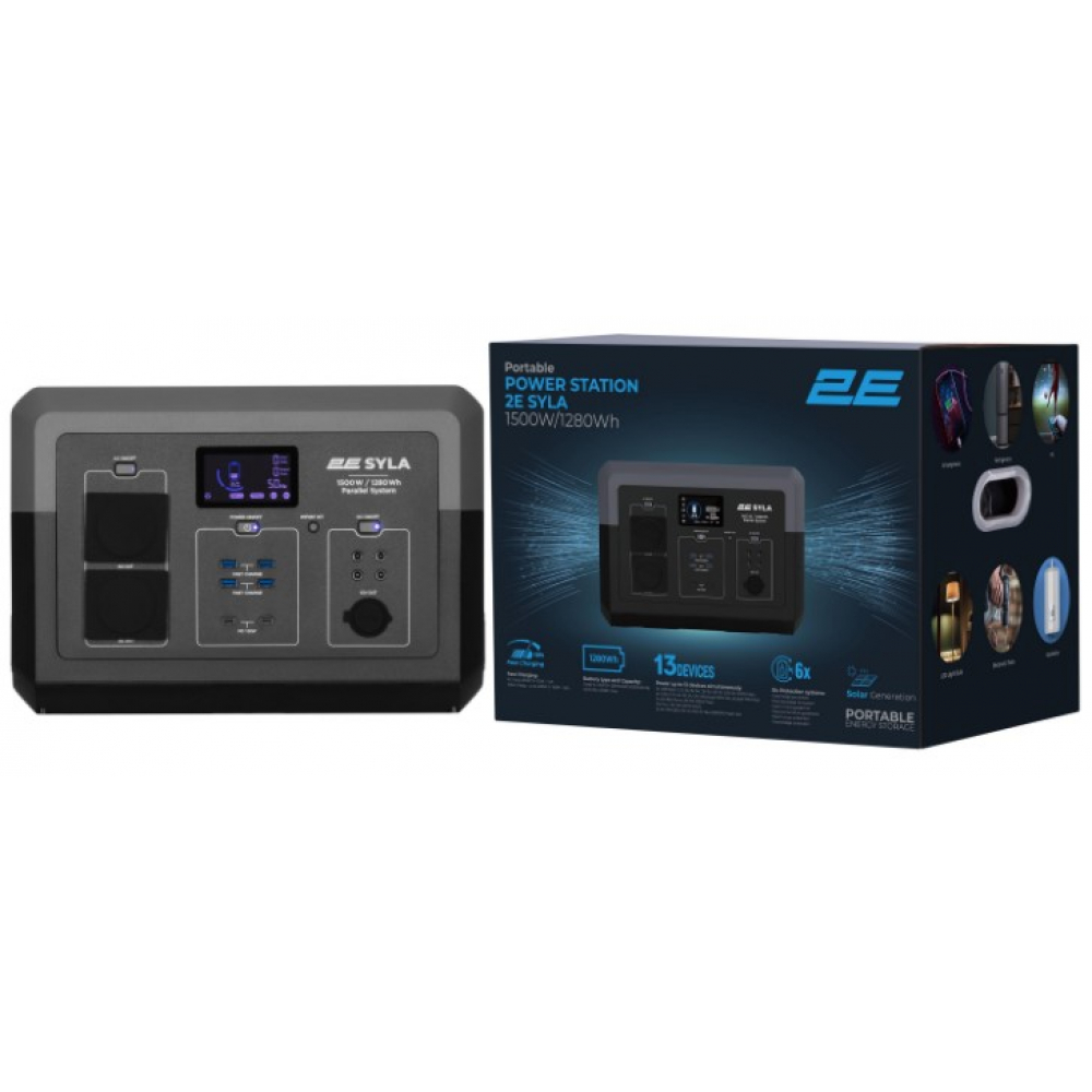 Портативная зарядная станция 2Е Syla 1500W 1280Wh(2E-PPS1512)