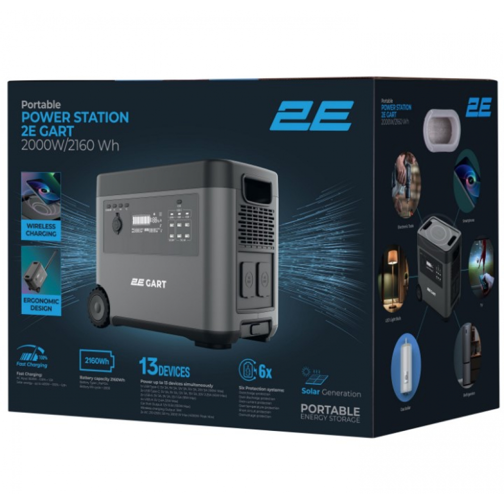 Портативная зарядная станция 2Е Gart 2000W 2160Wh(2E-PPS2020)