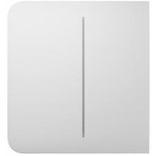 Панель выключателя боковая Ajax SideButton 2-gang for LightSwitch Jeweler White (без механизма)