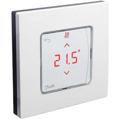 Терморегулятор Danfoss Icon Display, електронний, дротовий, накладний, 230В (088U1015)