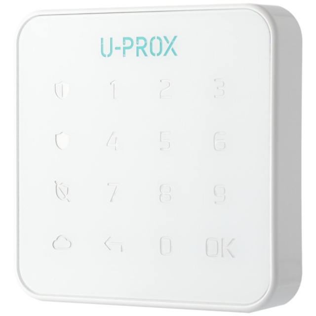 Бездротова зовнішня клавіатура U-Prox Keypad G1 White