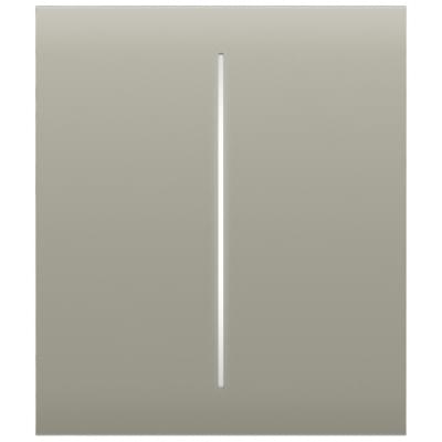 Панель вимикача світла Ajax CenterButton 2-gang для LightSwitch Jeweler Olive (000029842)
