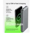 Повербанк Belkin 20000 mAh 15W Space Gray (BPB012BTGY)