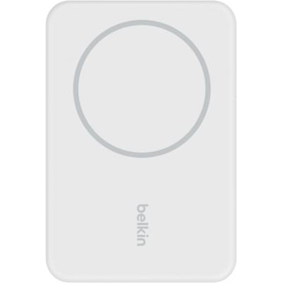 Повербанк Belkin 5000 mAh MagSafe Wireless White (BPD004BTWT)