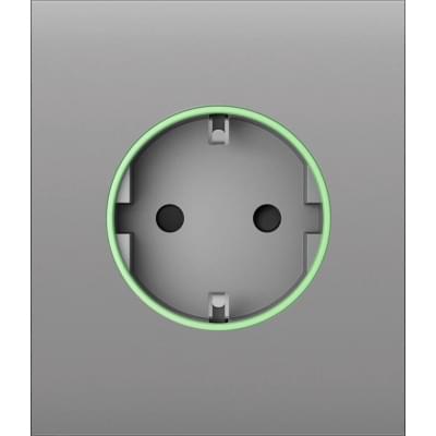 Центральная панель для встроенной розетки Ajax СenterCover (smart) Fog (000038800)
