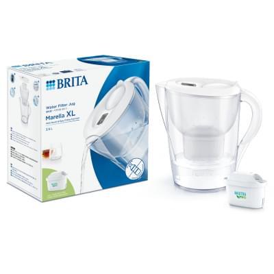 Фильтр-кувшин Brita Marella XL Memo MXPro 3.5л (2л очищенной воды) белый