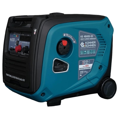 Генератор постійного струму газобензиновий Konner&amp;Sohnen KS 48VGS-DC 3.3кВт 50-55В 60А електростартер 39кг