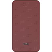 Hama 20000 mAh, USB-C, USB-A, Red (00201717)