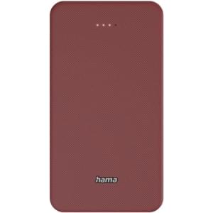 Hama 20000 mAh, USB-C, USB-A, Red (00201717)