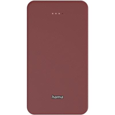 Повербанк Hama 20000 mAh, USB-C, USB-A, Red (00201717)