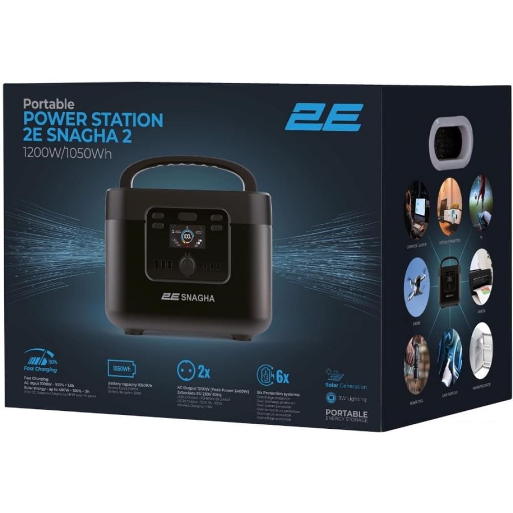 Портативная зарядная станция 2Е Snagha 1200W 1050Wh(2E-PPS1210)