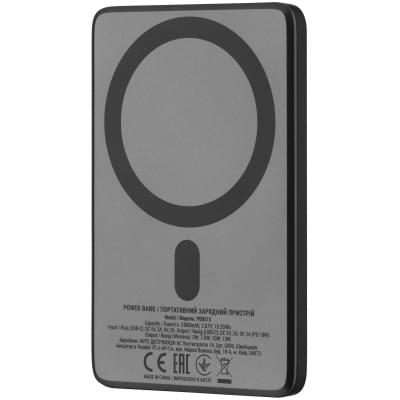 Повербанк 2E Slim Wireless QI 5000mAh 20W (2E-PB0515-GREY)