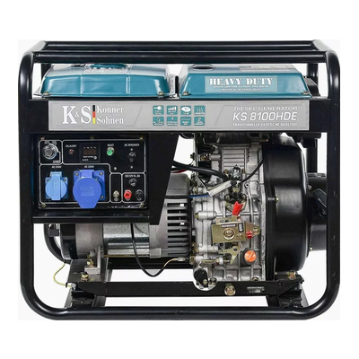 Дизельний генератор 6.5 кВт однофазний Konner&amp;Sohnen KS 8100HDE (EURO V)