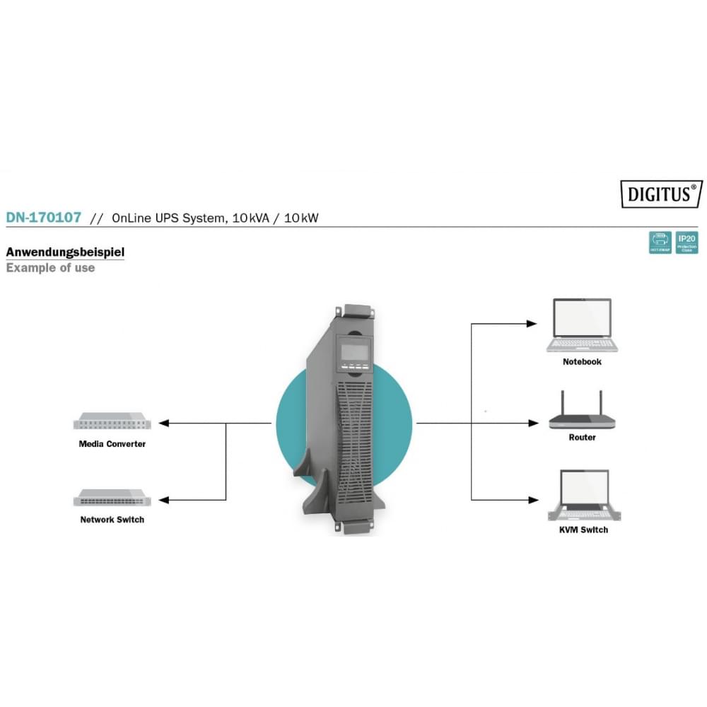 ИБП Digitus  Power Module 10kVA/10kW (DN-170107)