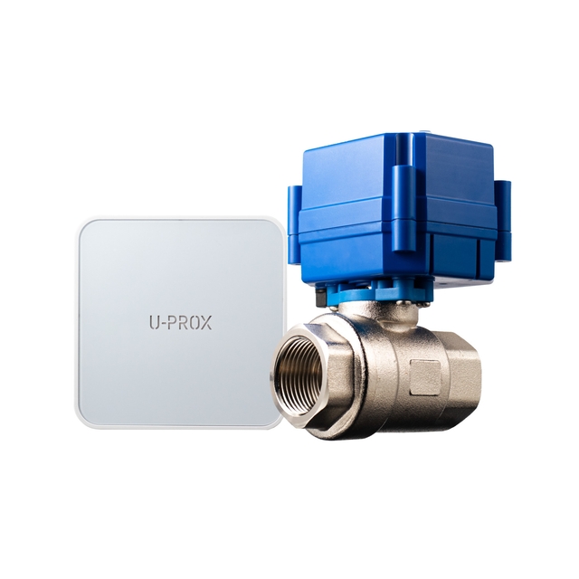 Комплект предотвращения затопления U-Prox Valve DN15 с электроклапаном перекрытия воды 1/2" и устройством управления клапаном