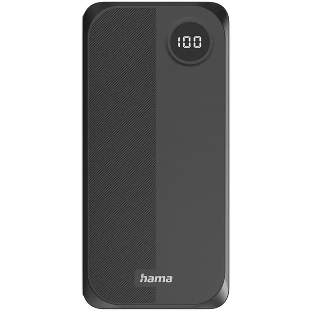 Повербанк Hama 20000 mAh, 2хUSB-C, USB-A, Black (00201755)