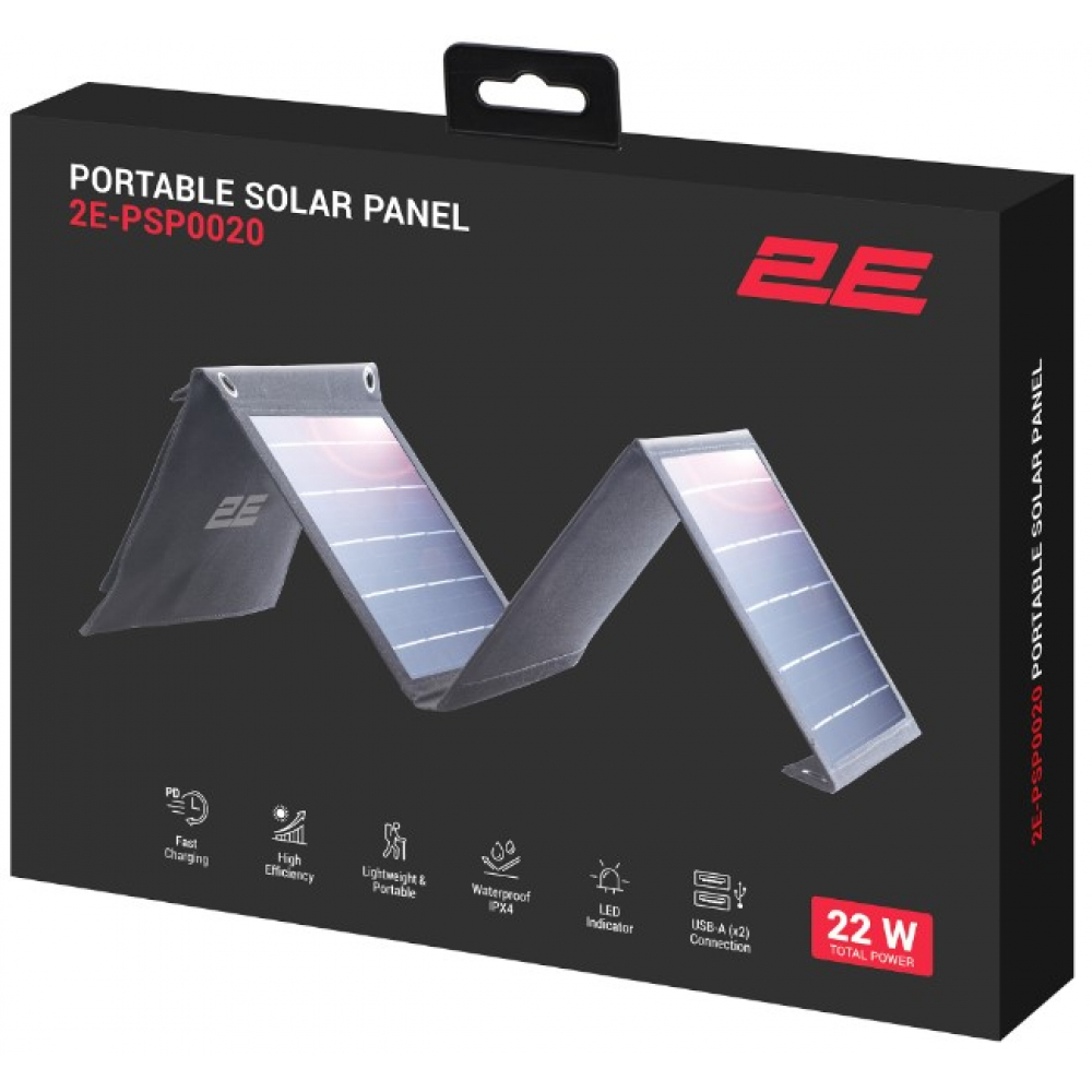 Солнечная панель портативна 2E 2E-PSP0020 22W