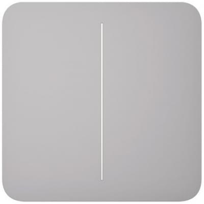 Панель выключателя света Ajax SoloButton 2-gang for LightSwitch Jeweler Fog (000029814)