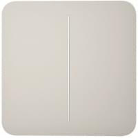 Ajax SoloButton 2-gang for LightSwitch Jeweler Oyster